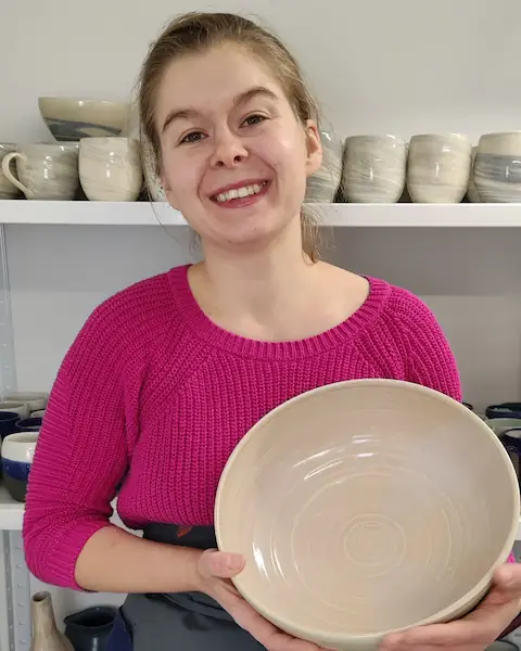 Wiktoria Borowiec. Właścicielka pracowni ceramicznej Boropot.